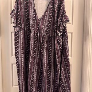 BloomChic Black and Pink Floral Dress